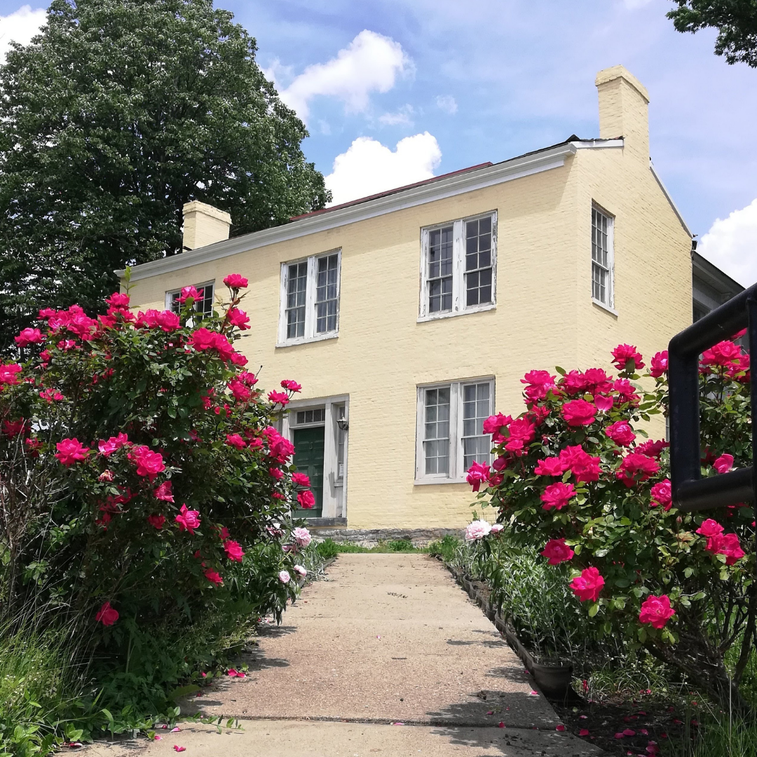 Harriet Beecher Stowe House from the front walkway